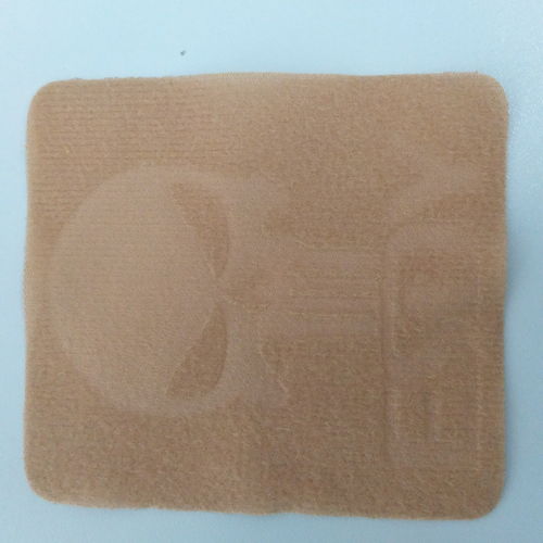 廠家供應(yīng)燙壓骷髏頭魔術(shù)貼 多色圓角服飾魔術(shù)貼與環(huán)保方形尼龍紡織品上光皂